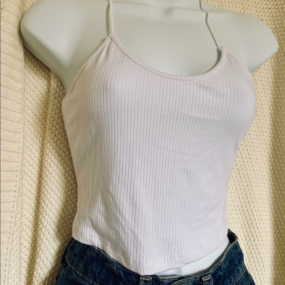 🚫SOLD🚫🍃NWOT Cropped Ribbed Tank Top
